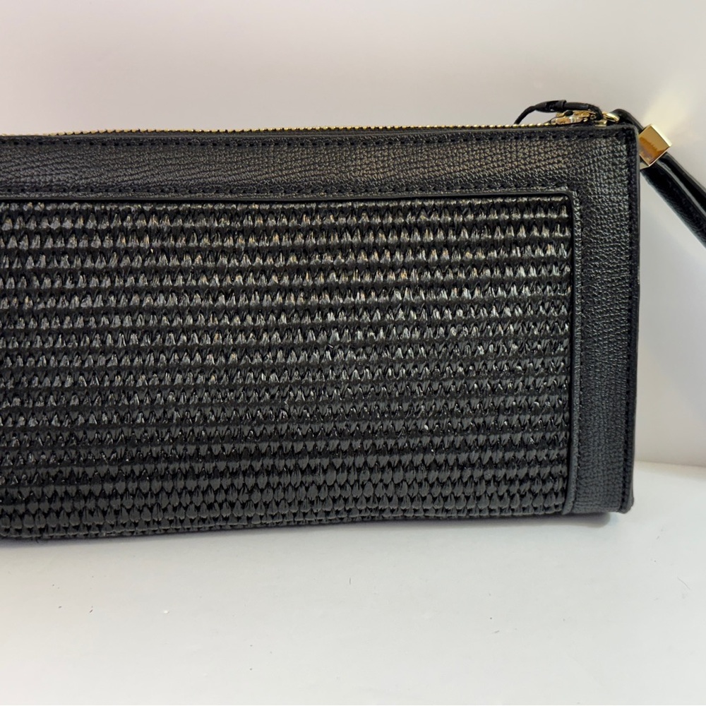 Ted Baker Black Woven Wristlet with Gold Accents - Picture 2 of 8